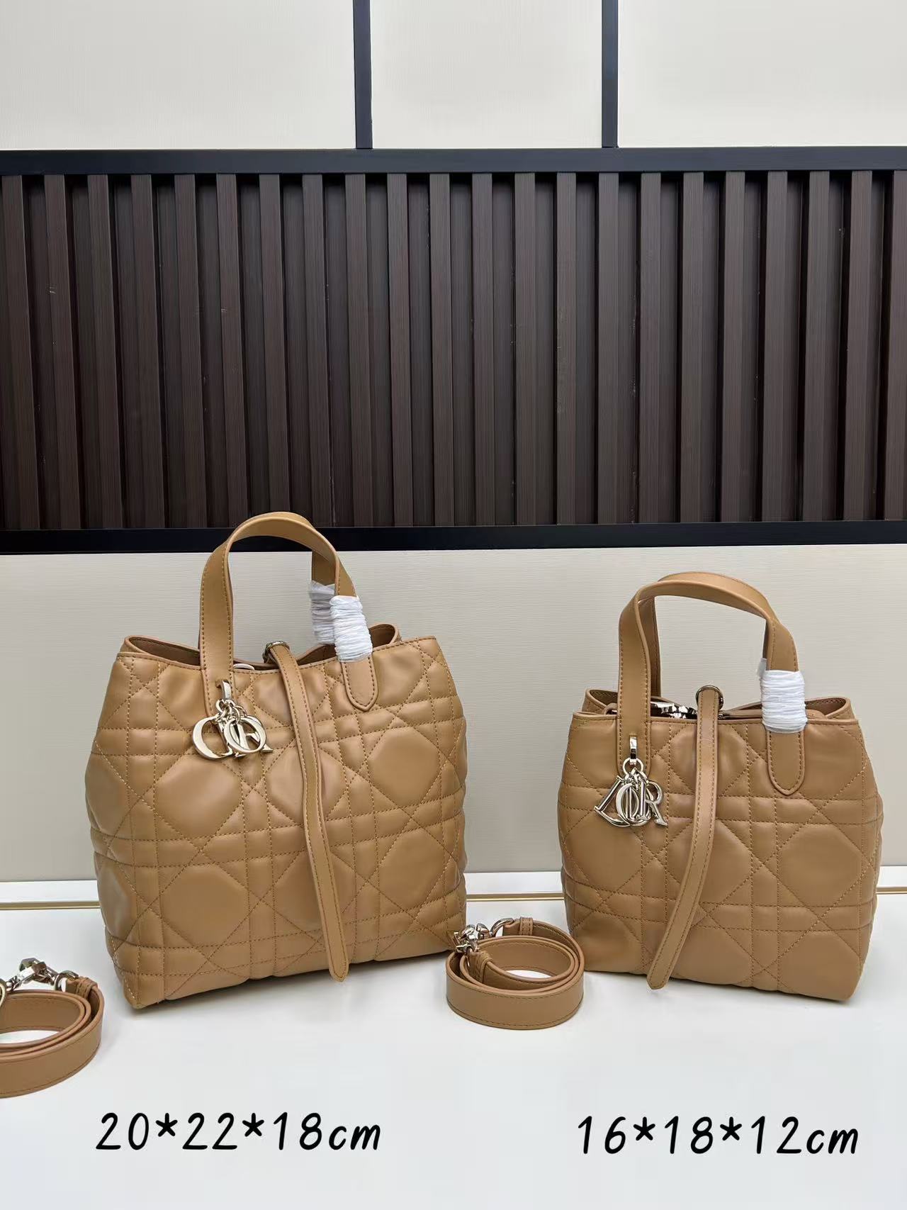 This Toujours vertical handbag is stylish, practical, and unique.