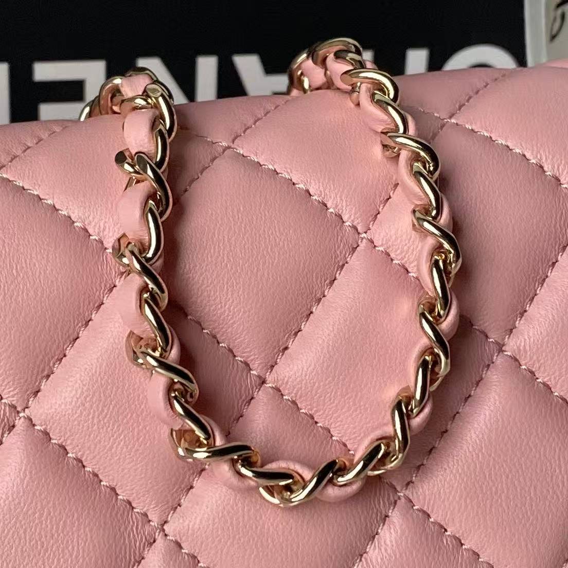Light gold Chanel 💦26C, exquisite double C clasp, CF series