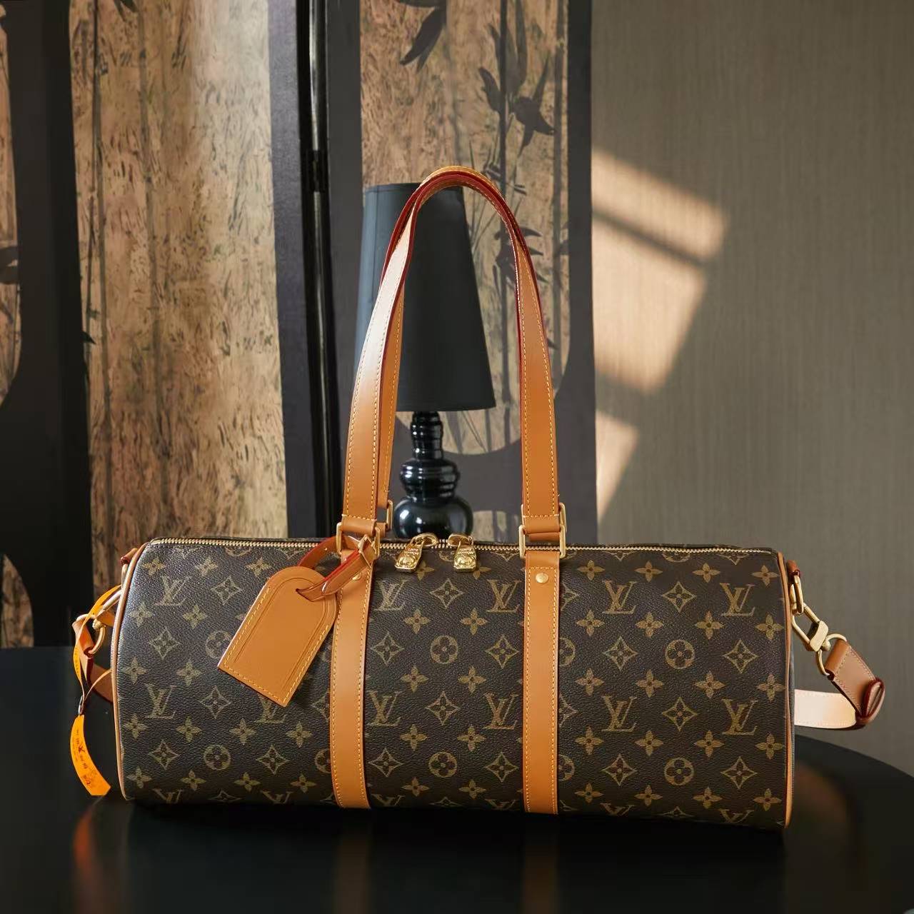 Papillon Bandoulière 30 Monogram Barrel Shoulder Bag (Nickname: Papillon Tube Bag)