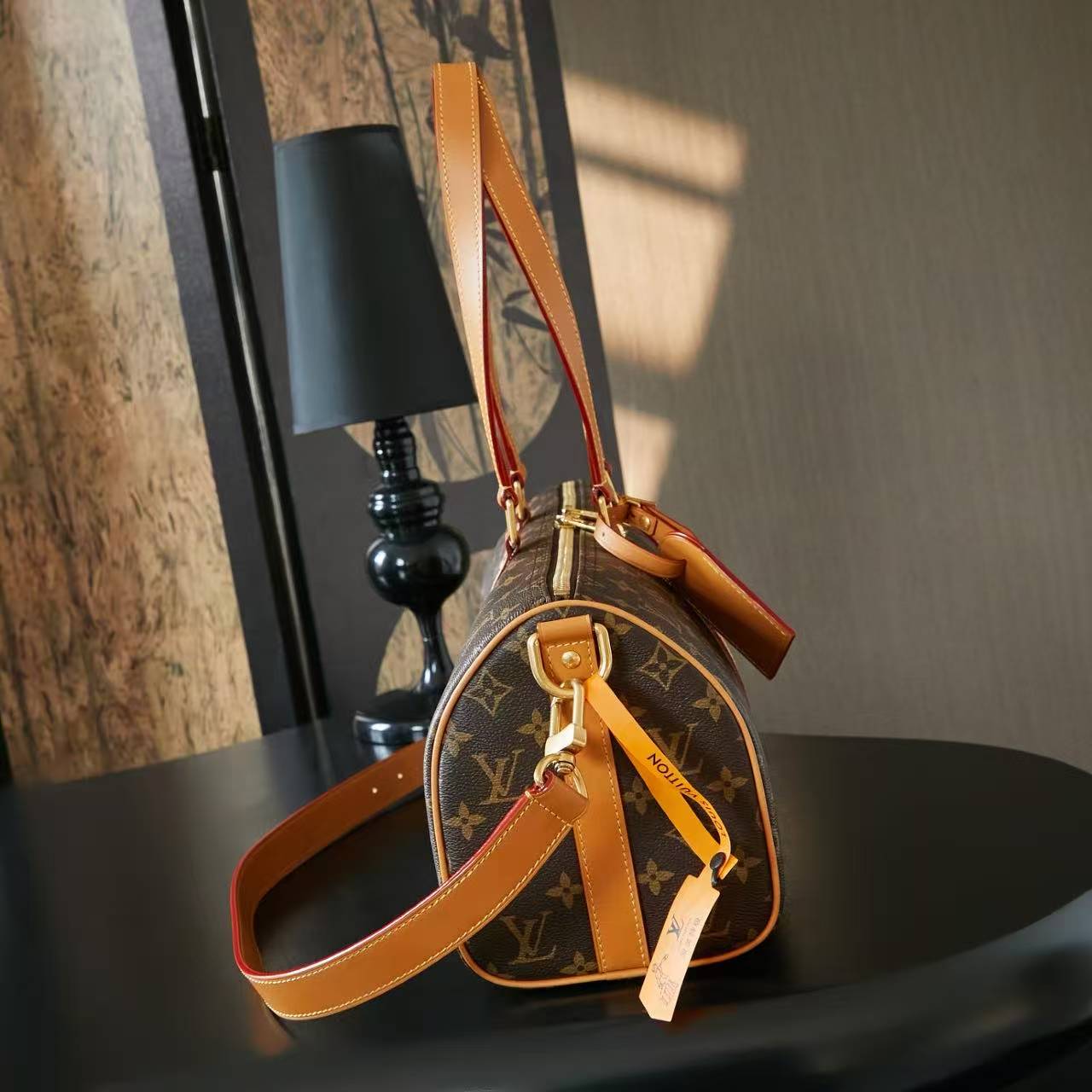 Papillon Bandoulière 30 Monogram Barrel Shoulder Bag (Nickname: Papillon Tube Bag)