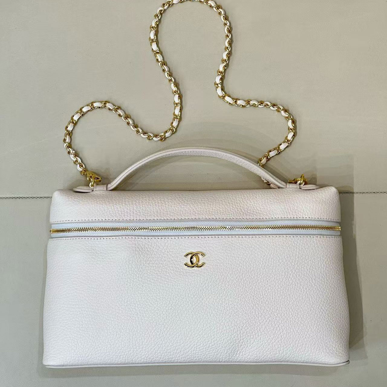 Chanel 26A LP Vanity Case Lunch Box Makeup Bag