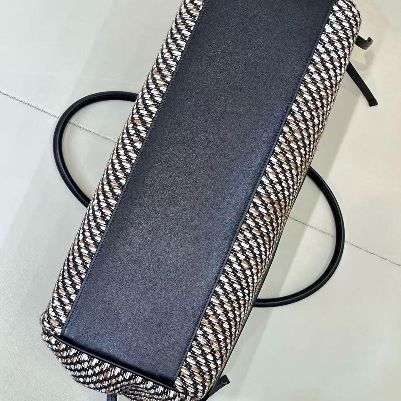 Chanel Classic Handle Tote tweed commuting tote bag