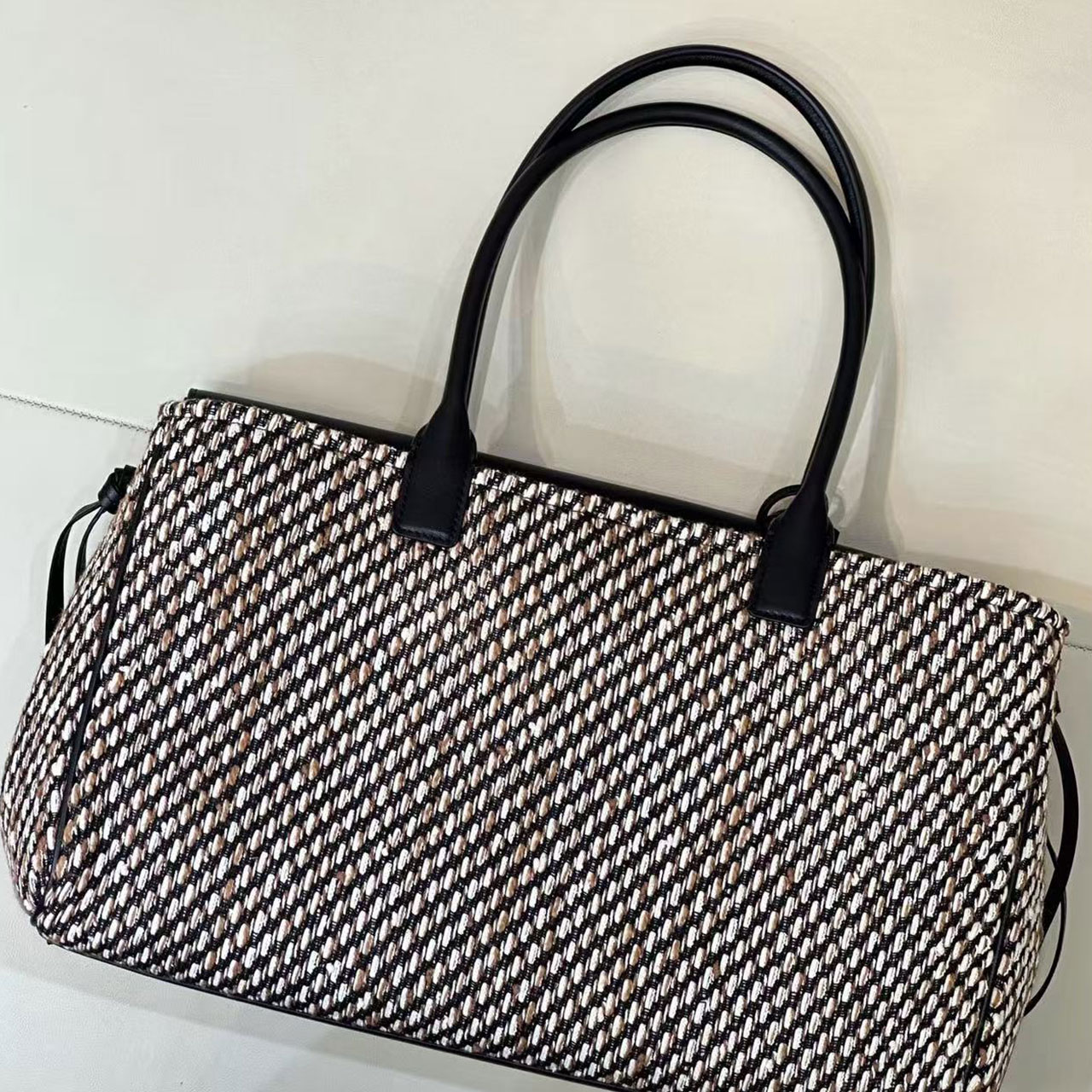 Chanel Classic Handle Tote tweed commuting tote bag