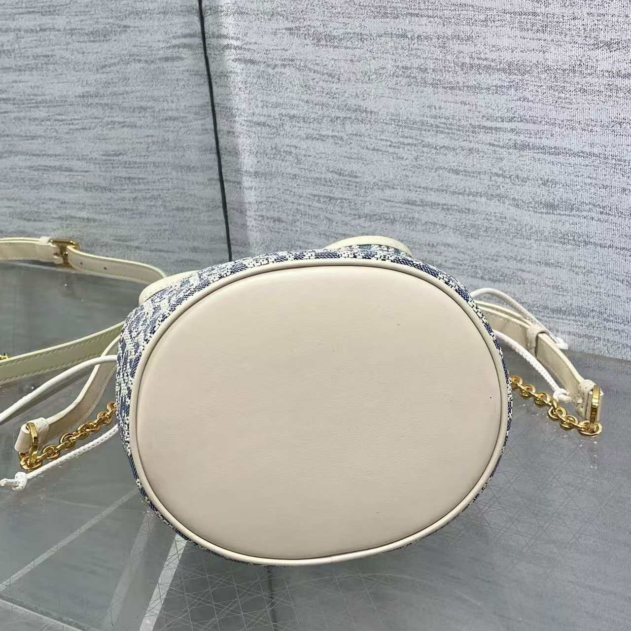 Dior Mini Drawstring Bucket Bag