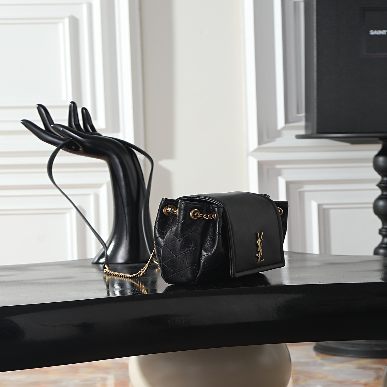 YSL Mini Nolita Solferino Quilted Chain Bag