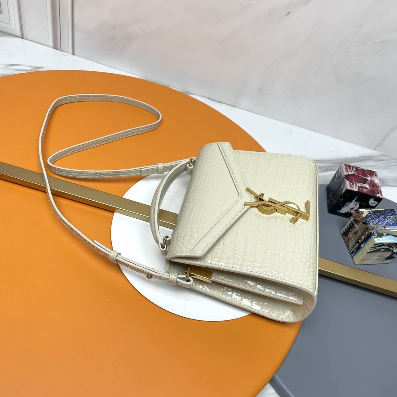 YSL Cassandra Mini Top Handle Bag